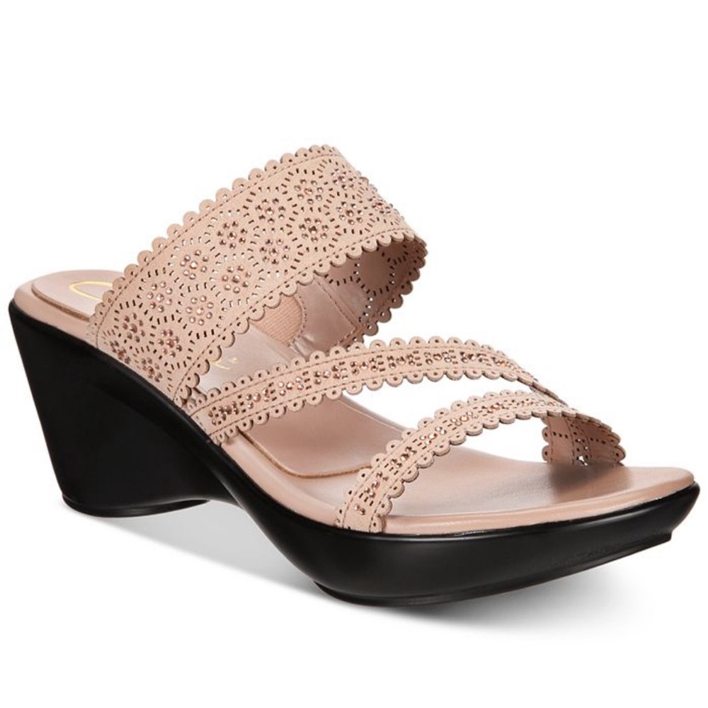 Callisto Tyler Embellished Women’s Wedge Sandals 10